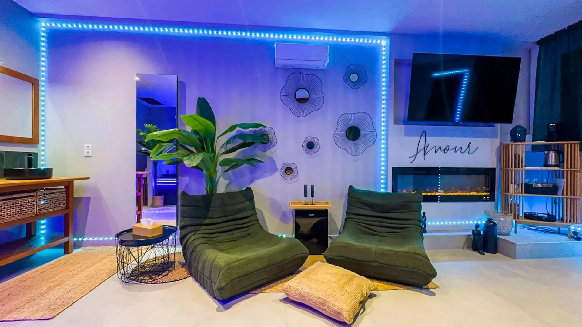 Yetişkin Oteli Serenity Suite - Love Room Vénissieux